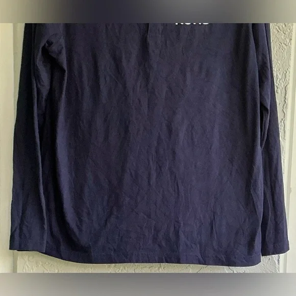 Michael Kors Navy Blue Long Sleeve Top - Picture 3 of 7